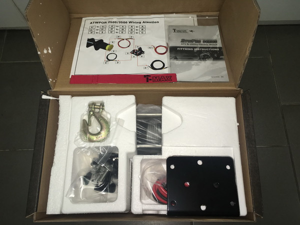 Изображение товара Лебедка электрическая T-MAX ATWPRO3500 / 7207100 (cо стальным тросом)