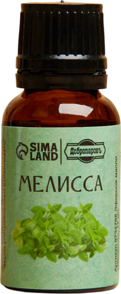 Изображение товара Эфирное масло Добропаровъ Мелисса / 9734768 (17мл)