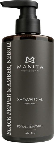 Гель для душа Manita Professional Black Pepper, Amber, Neroli (460мл) — фото 3