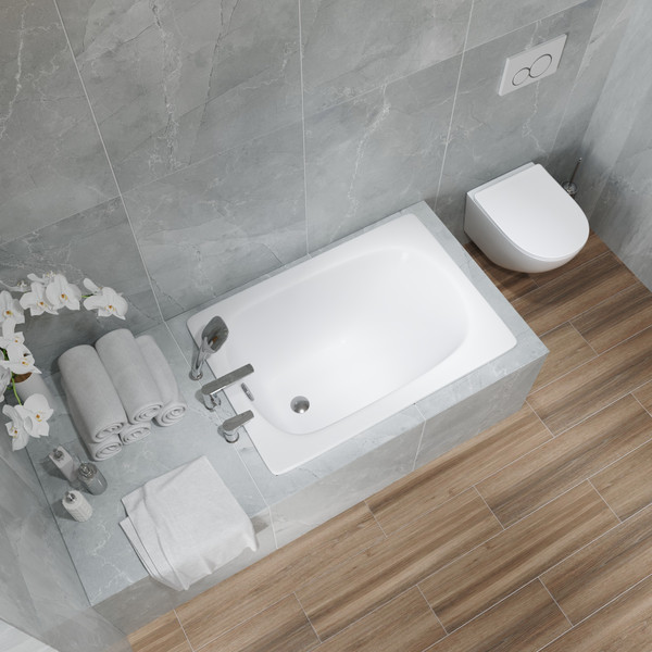 Изображение товара Ванна стальная Lauter Orra 100 / 21XG100 (с ножками)