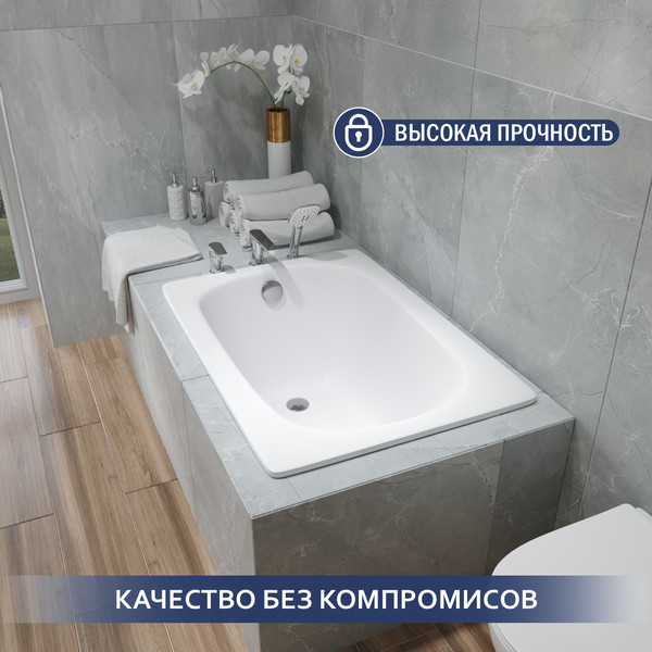 Изображение товара Ванна стальная Lauter Orra 100 / 21XG100 (с ножками)