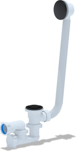 Изображение товара Ванна акриловая Cersanit Lorena 160x70 / 63322 (с ножками и сифоном Prime черный)