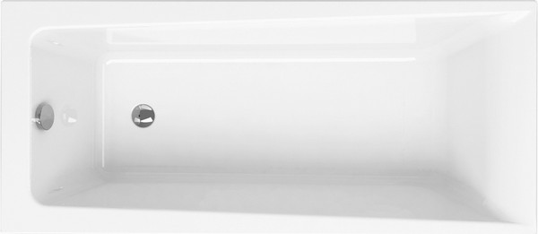 Изображение товара Ванна акриловая Cersanit Lorena 160x70 / 63322 (с ножками и сифоном Prime черный)