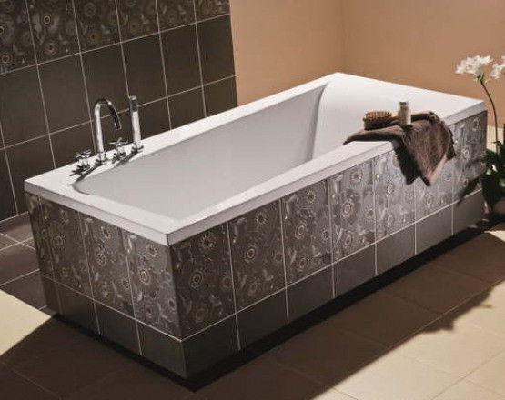 Изображение товара Ванна акриловая Cersanit Lorena 160x70 / 63322 (с ножками и сифоном Prime черный)