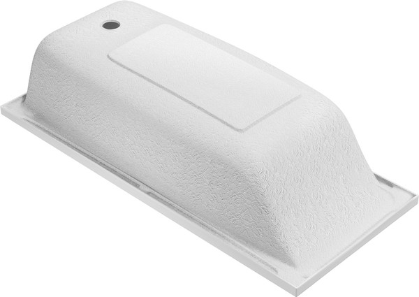 Изображение товара Ванна акриловая Cersanit Virgo 170x75 / WP-VIRGO-170-W (с каркасом и сифоном Prime черный)