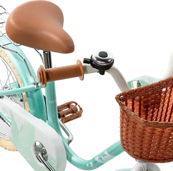 Изображение товара Детский велосипед Novatrack Maple 144MAPLE.TQ5 (светло-бирюзовый, разобранный, в коробке)