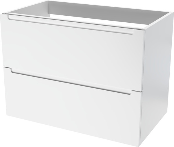 Изображение товара Тумба для ванной ЗОВ Дион 60 со столешницей T595C2 / D60LWP0M9003MKV5 (белый матовый)