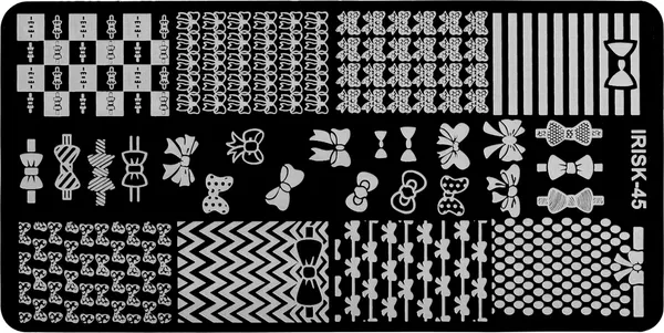 Изображение товара Пластина для стемпинга IRISK металлическая 045