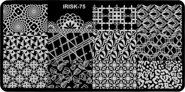 Изображение товара Пластина для стемпинга IRISK металлическая 075
