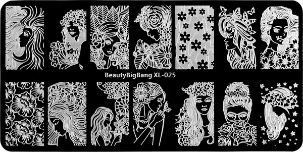 Изображение товара Пластина для стемпинга IRISK металлическая 121 BeauyBigBang XL-025