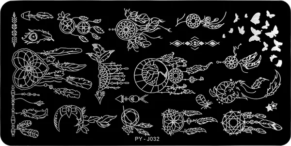 Изображение товара Пластина для стемпинга IRISK металлическая 133 PY-J032