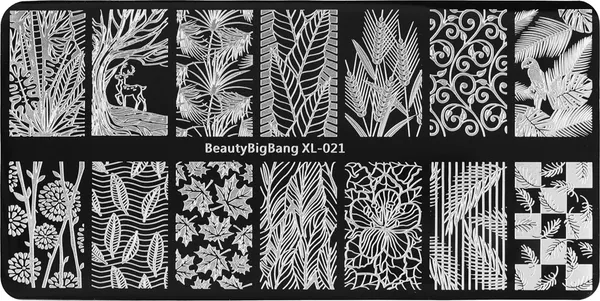 Изображение товара Пластина для стемпинга IRISK металлическая 142 BeautyBigBang XL-021