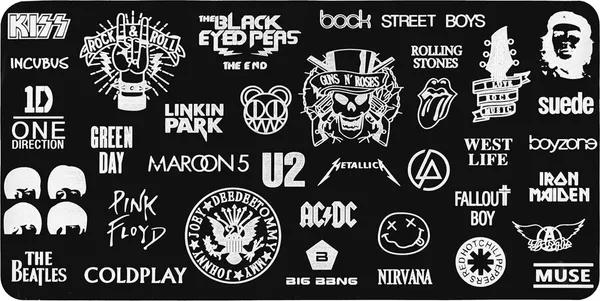 Изображение товара Пластина для стемпинга IRISK металлическая 158 Nirvana