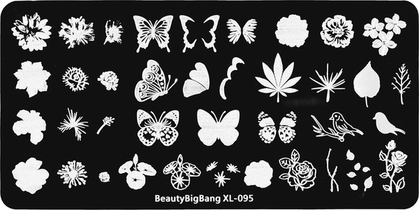 Изображение товара Пластина для стемпинга IRISK металлическая 161 BeautyBigBang XL-095