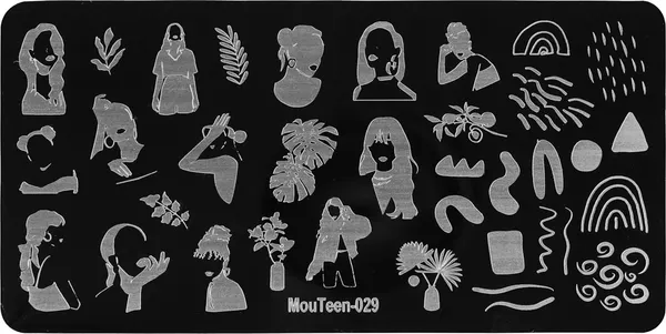 Изображение товара Пластина для стемпинга IRISK металлическая 172 MouTeen 029