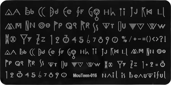 Изображение товара Пластина для стемпинга IRISK металлическая 182 MouTeen 016