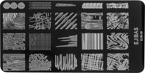 Изображение товара Пластина для стемпинга IRISK металлическая 190 EJIB-08
