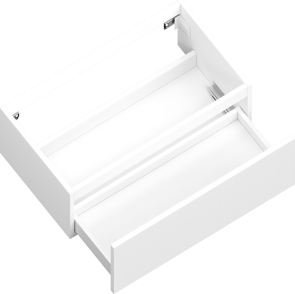 Изображение товара Тумба для ванной ЗОВ Кито 100 со столешницей T995C2 / K100LW0MWMC (белый матовый)