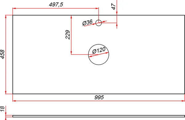 Изображение товара Тумба для ванной ЗОВ Парма 100 со столешницей T995C2 / P100LWP0MHMC1A (белый/галифакс)