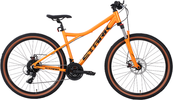 Изображение товара Велосипед STARK Slash 27.1 D 2025 (XS/14.5, оранжевый матовый/черный, разобранный, в коробке)