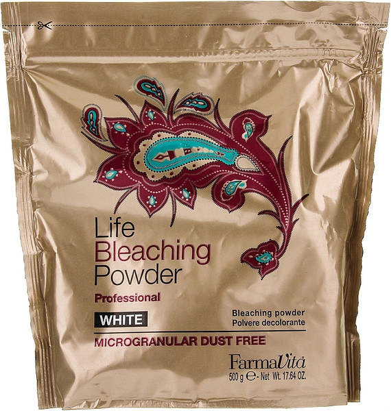 Изображение товара Порошок для осветления волос Farmavita Life Bleaching Powder White (500г)