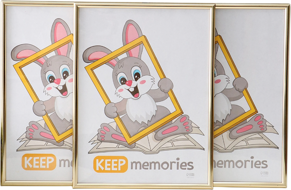 Изображение товара Набор рамок Keep Memories Радуга 30x40 / 10920465 (3шт, золото)
