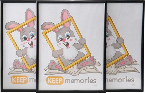 Изображение товара Набор рамок Keep Memories Радуга 30x40 / 10920466 (3шт, черный)