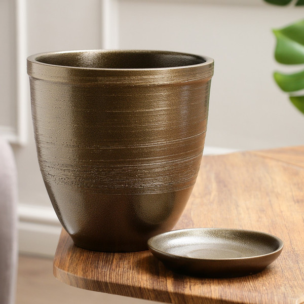 Изображение товара Вазон Sima-Land Черное золото 6912628