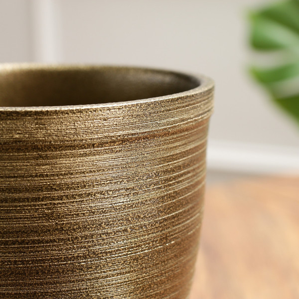 Изображение товара Вазон Sima-Land Темное золото 6912636