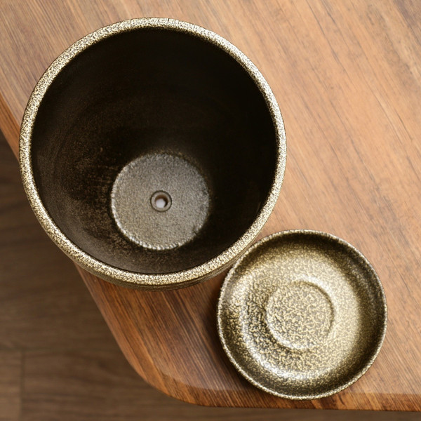 Изображение товара Вазон Sima-Land Темное золото 6912636