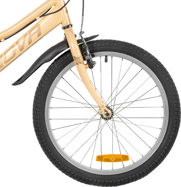 Изображение товара Детский велосипед Novatrack Alice 20SH6V.ALICE.YL6 (песочный, разобранный, в коробке)