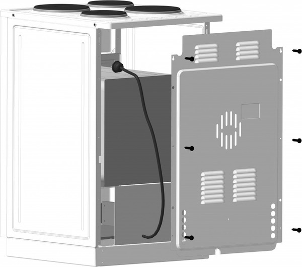 Изображение товара Плита комбинированная Лысьва ЭГ 401 МС-2у (стеклянная крышка, вишневый)
