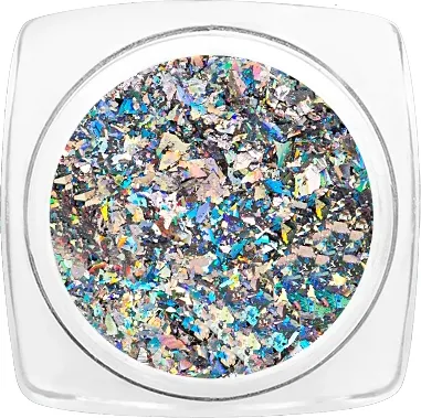 Изображение товара Втирка для ногтей IRISK Пигмент Зеркальные хлопья в баночке тон 28