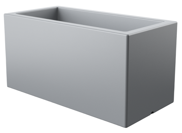 Изображение товара Вазон БЕРКАНО Cubric 40x100 DB / 220_044_21 (Concrete Gray)
