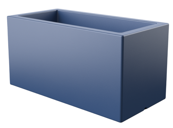 Изображение товара Вазон БЕРКАНО Cubric 40x100 DB / 220_044_17 (Wave Blue)