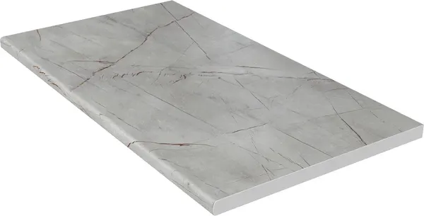 Изображение товара Кухонный гарнитур Interline Пластик 2.7-ПМ1  (капучино глянец/капучино глянец/серый каспий)