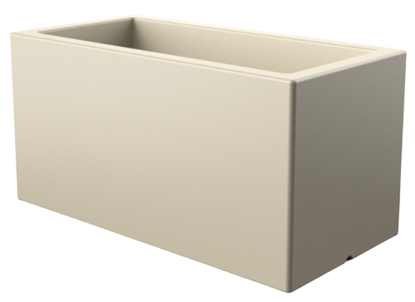 Изображение товара Кашпо БЕРКАНО Cubric 40x100 / 220_044_12V (Bone Brown)