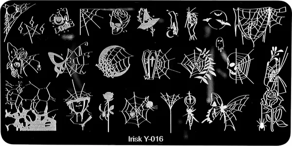 Изображение товара Пластина для стемпинга IRISK металлическая 316 Y-016