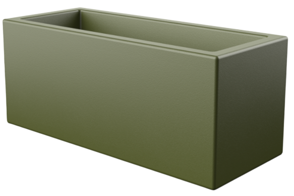 Изображение товара Вазон БЕРКАНО Cubric 26x60 DB / 220_053_23 (Olive Green)