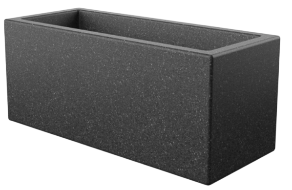 Изображение товара Вазон БЕРКАНО Cubric 26x60 DB / 220_053_24 (Black Granite)