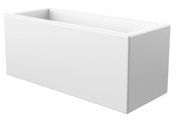 Изображение товара Кашпо БЕРКАНО Cubric 26x60 DB / 220_053_03V (Snow White)