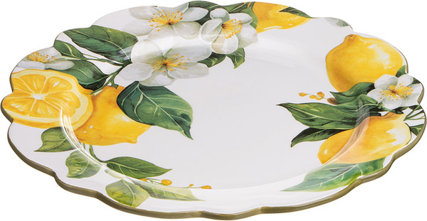 Изображение товара Тарелка столовая обеденная Lefard Лемон Три 358-2396