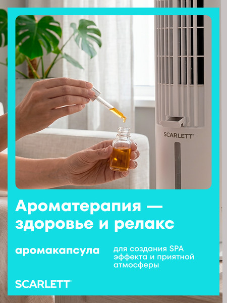 Изображение товара Вентилятор Scarlett SC-DC111B15 (белый)