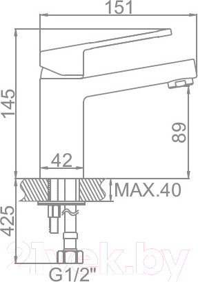 Изображение товара Смеситель Ledeme L1067