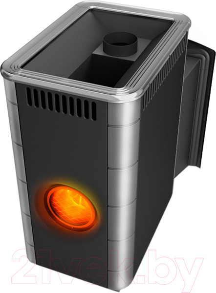 Изображение товара Печь-каменка ТМФ Аврора Inox Витра (антрацит НВ)