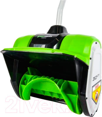 Изображение товара Снегоуборщик аккумуляторный Greenworks GD40SSK2 40V / 2600807UA (с АКБ 2Ач и ЗУ)