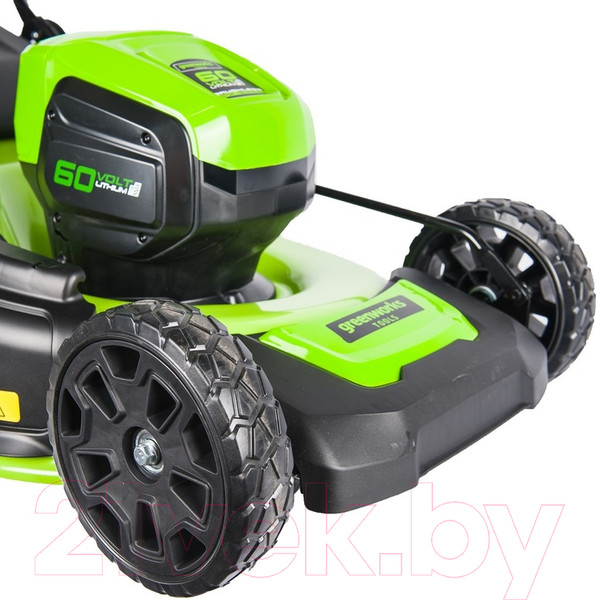 Изображение товара Газонокосилка аккумуляторная Greenworks GD60LM46SP самоходная, бесщеточная 60V 46см / 2502907 (без АКБ и ЗУ)