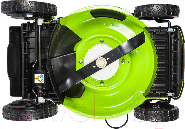Изображение товара Газонокосилка аккумуляторная Greenworks GD60LM46SP самоходная, бесщеточная 60V 46см /  2502907UB (с АКБ 4Ач и ЗУ)
