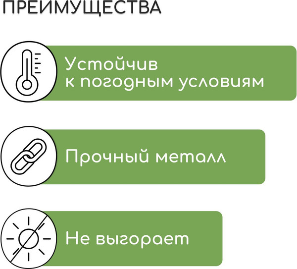Изображение товара Держатель для кашпо Sima-Land 6901115 (черный)
