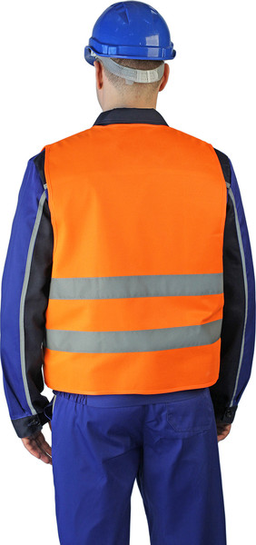 Изображение товара Жилет рабочий УРСУС Сигнальный ЖИЛ321-460 (оранжевый, 60-62)